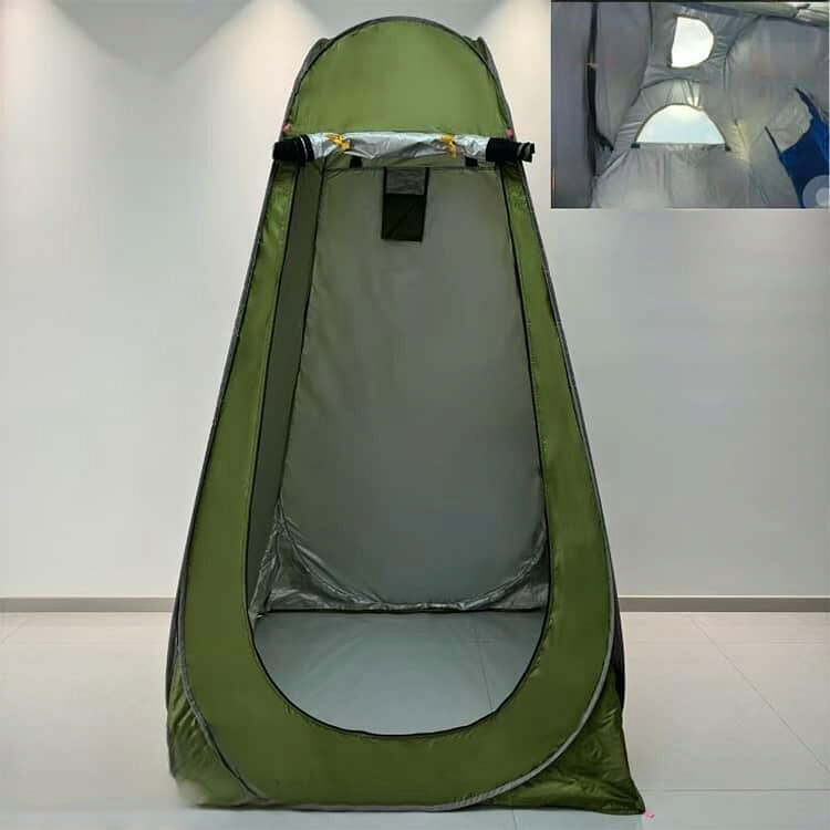 着替えテント ポップアップテント シャワーテント アウトドア 着替え用テント 収納袋付き プライバシーテント 簡易トイレ キャンプ 着替えテント ワンタッチ 簡易更衣室 軽量 コンパクト 海水浴 ビーチ 防災 トイレテント du-mit-10013933 du-mit楽天市場店 サンプル画像3