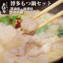 【博多もつ鍋 玄海庵】博多もつ鍋 醤油味/味噌味 (2〜3人前)博多 もつ鍋 モツ鍋 鍋 人気 醤油味 味噌味 和牛(4)