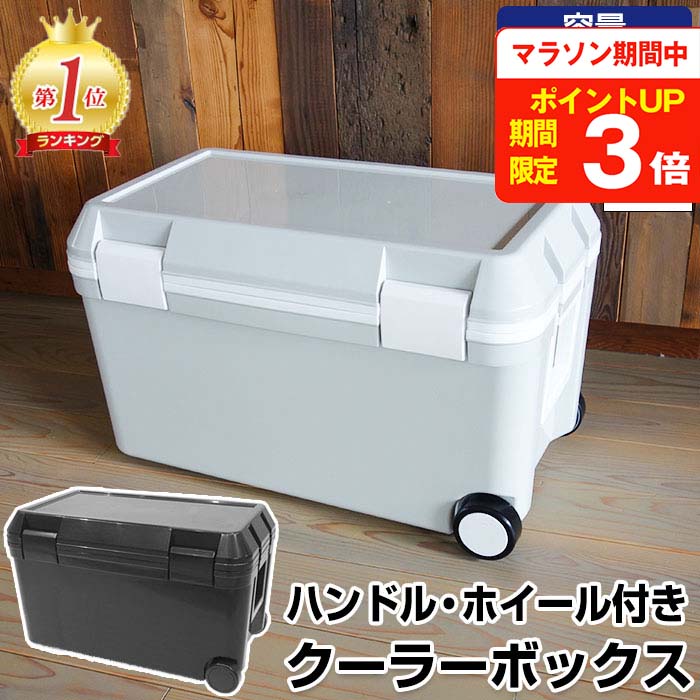 クーラーボックス 46L 限定カラー 大型 収納ボックス 大容量 水抜き栓 ミリタリー クーラーバッグ キャンプ用品 フェス レジャー アウトドア 海 バーベキュー BBQ 便利 釣り ペットボトル モノトーン カッコイイ ブラック ライトグレー JEJアステージ【送料無料】