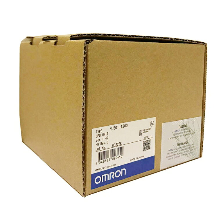 オムロン omron NJ501-1300 CPUユニット 並行輸入新品になります。 ・注意事項：お客様のモニター環境によって、実際の商品と色合いが異なる場合がございます。 こちらの商品は輸入品のため、お届けまで2週間から3週間いただきます。ご了承下さい。 ＊領収書発行可能ですので、ご希望の際はその旨お知らせ下さい。オムロン omron NJ501-1300 CPUユニット 並行輸入新品になります。