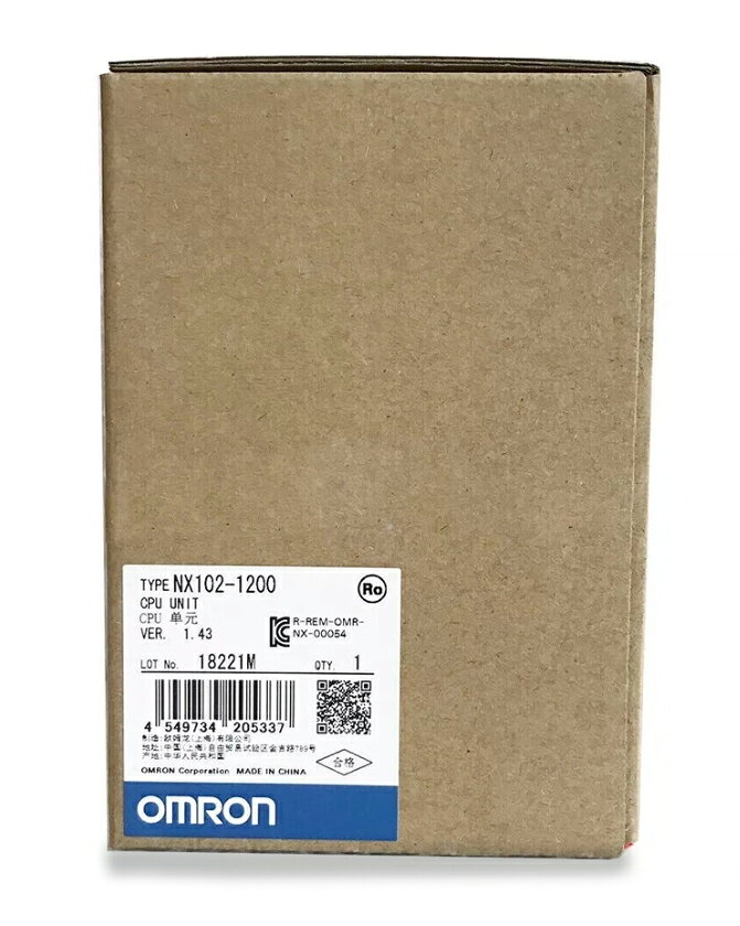 オムロン omron NX102-1200 CPUユニット 並行輸入新品になります。 ・注意事項：お客様のモニター環境によって、実際の商品と色合いが異なる場合がございます。 こちらの商品は輸入品のため、お届けまで2週間から3週間いただきます。ご了承下さい。 ＊領収書発行可能ですので、ご希望の際はその旨お知らせ下さい。オムロン omron NX102-1200 CPUユニット 並行輸入新品になります。