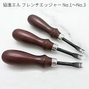 フレンチエッジャー No.1～No.3 全3イズ 漉き工具 協進エル レザークラフト