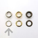 ハトメ No.500 ニッケル 20個入り 内径約7mm