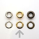 ハトメ No.25 ゴールド(本金) 10個入り 内径約9.5mm