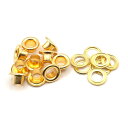 ハトメ No.300 ゴールド(本金) 10個入り 内径約5mm