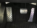 MAZDA2 マツダDJ-DEMIOデミオAT専用設計のアルミペダル3点セット(アルミカバー)です。P06May16