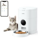 Wansview 自動給餌器 猫犬対応 300万高画素カメラ付き 4L大容量 音声録音録画可 スマート自動餌やり機 アプリ操作 1080Pより高精細2Kペットカ...