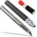 VIAEON ラインチゼル ホルダー セット 0.15mm デザインナイフ クラフトナイフ アートナイフ アートカッター クラフトカッター デザインカッター ガンプラ プラモデル 筋彫り 工具