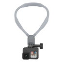 AFAITH 最新型 ネックレス式マウント Gopro 用 アクセサリー 首掛け ゴープロ マウント 柔軟性 磁気インターフェース シリコーン素材 取り付け便利 POV撮影体験 横と縦画面 軽量 GoPro Hero 13/12/11/1