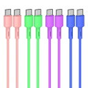 USB Type C ケーブル 【8本セット 1m】タイプ C 充電ケーブル 急速充電 高速データ転送 断線防止 Samsung Galaxy S20/S10 Huawei P30 / P20 / P10 Google Pixel Xperia XZ O