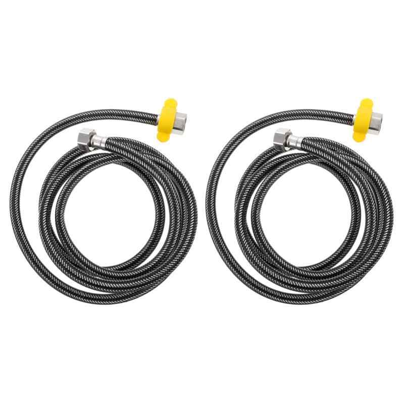 フレキパイプ 水道 フレキホース 2本 200cm 接続用 給水ホース 水道管延長 トイレ 配管 洗面所