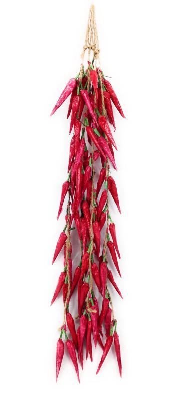 【VEERLIVE】 吊るし 赤唐辛子 食品模型 食品サンプル 4本セット ディスプレイ等に [並行輸入品]