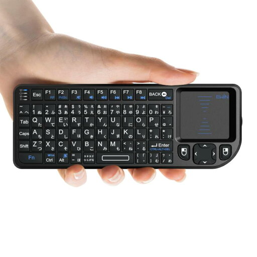 Ewin® ミニ キーボード ワイヤレス 2.4GHz タッチパッド搭載 超小型 mini Wireless keyboard マウス一体型 キーボード 日本語JIS配列 (72キー) 無線 USB レシーバー付き 接続簡単 【日本語説明書付き】 Ewin® ミニ キーボード ワイヤレス 2.4GHz タッチパッド搭載 超小型 mini Wireless keyboard マウス一体型 キーボード 日本語JIS配列 (72キー) 無線 USB レシーバー付き 接続簡単 【日本語説明書付き】