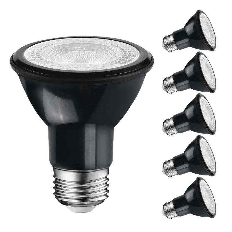 LVWIT LEDスポットライト E26口金 LED電球 ビーム電球 550LM 6W(ハロゲン電球40W相当) PAR20 昼白色 50..