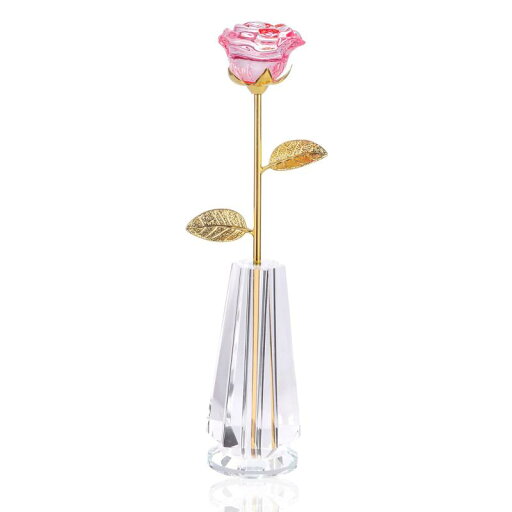 結婚記念日 プレゼント 妻 彼女 へ 人気 【正規品】 K9クリスタル バラの花 枯れない花 & クリスタル花瓶スタンド (ピンク) 結婚記念日 プレゼント 妻 彼女 へ 人気 【正規品】 K9クリスタル バラの花 枯れない花 & クリスタル花瓶スタンド (ピンク)