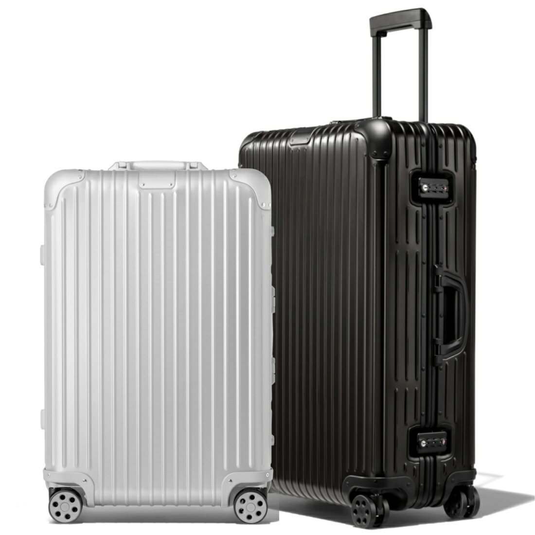 Original Check-In M L 在庫処分 アルミ スーツケース60L 86L 旅行 出張 頑丈 軽量 人気 トランク型 ドイツ製 高級 キャリーバッグ キャリーケース リモワ適用のカバーをおまけ