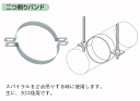 【ダクト用吊バンド/丸ダクト/ダクト工事/空調設備】2点式吊バンド【フカガワ/ダクト】