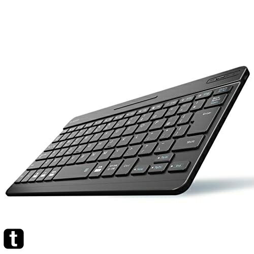 エレコム Bluetoothキーボード 超薄型 充電式 マルチペアリング対応(3台同時ペアリング) ブラック iPad..