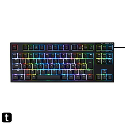 東プレ USB REALFORCE RGB TKL R2TLA-JP4G-BK 日本語配列 PCゲーマー向けキーボード