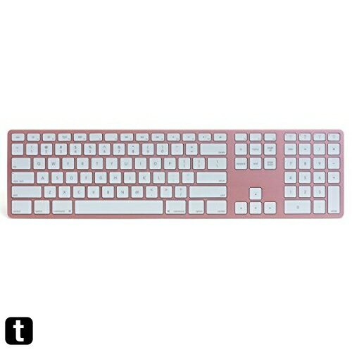 Matias Wireless Aluminum Keyboard Bluetooth3.0 MAC配列/英語版 マルチペアリング4台 ピンクゴールド..