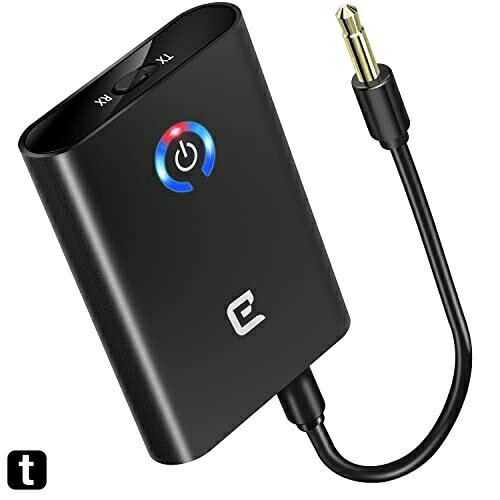 Eletoker Bluetooth 5.2 ȥ󥹥ߥå 쥷  aptX-Adaptive aptx-LL aptX HD б  ٱ    2Ʊ³ ֥롼ȥ ȥ󥹥ߥå