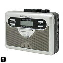 WINTECH アラームクロック搭載 AM/FMラジオ付テープレコーダー シルバー (FMワイドバンドモデル) PCT-11R