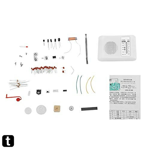 WNSC 電子ラジオDIYセット、Am Fmラジオキット、76-108Mhz家庭用および屋外のアマチュアに関心のある信頼性の高い地震洪水