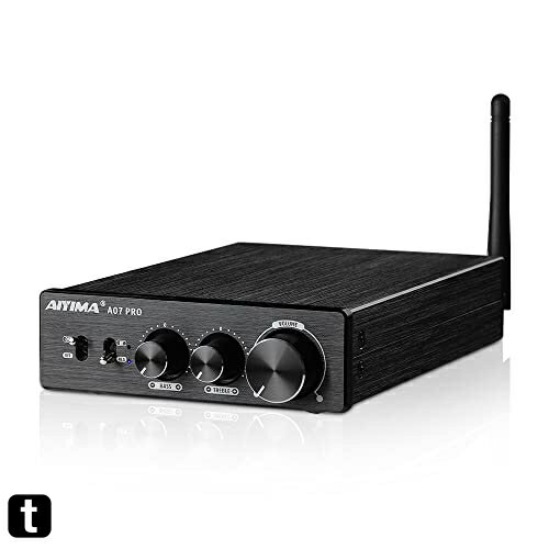 AIYIMA A07 PRO TPA3255+QCC304X+N5532*5 Bluetooth 5.2 apt-x hd 300W*2 パワーアンプ Hifi AUDIO デスクトップアンプ