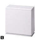 ideaco(イデアコ) ゴミ箱 フタ付き ホワイト 8.5L TUBELOR kitchen flap(チューブラー キッチンフラップ)