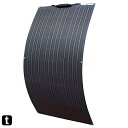 XINPUGUANG 100W ソーラーパネル 単結晶 フレキシブル 柔軟 極薄 軽量 携帯便利 RV キャンピングカー 船舶 テント アウトドア 住宅 防災な...