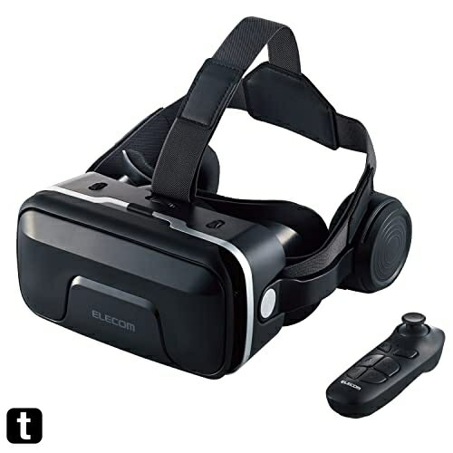 エレコム VRゴーグル ヘッドホン一体型タイプ 【 VRリモコンセット 】 ブラック VRG-XEHR01BK エレコム VRゴーグル ヘッドホン一体型タイプ 【 VRリモコンセット 】 ブラック VRG-XEHR01BK