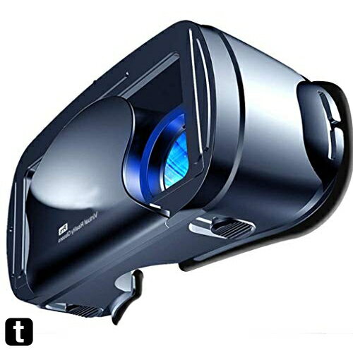 R-STYLE 5〜7インチの大型スマホ対応 VRヘッドセット 3D VRゴーグル 瞳孔/焦点距離調節 ブルーライトカットレンズ Bluetoothコントローラ付 120°視野角 (ブラック) R-STYLE 5〜7インチの大型スマホ対応 VRヘッドセット 3D VRゴーグル 瞳孔/焦点距離調節 ブルーライトカットレンズ Bluetoothコントローラ付 120°視野角 (ブラック)