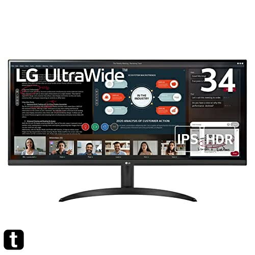 LG ˥ ǥץ쥤 34WP500-B 34/21:9 ȥ磻(25601080)/HDR/IPS /FreeSync/75Hz/HDMI2/֥롼饤㸺եå