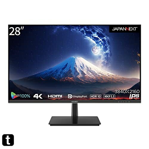 JAPANNEXT 28 IPSѥͥ 4K(3840x2160)վ˥ HDRб JN-IPS2802UHDR HDMI DP sRGB100% PIP/PBPб