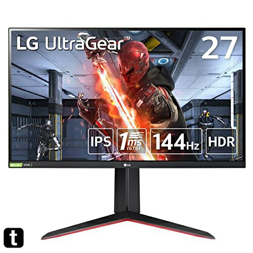 LG ߥ󥰥˥ UltraGear 27GN60R-B 27/եHD/IPS/144Hz/1ms(GTG)/G-SYNC CompatibleFreeSync Premium/HDR/H