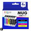 GPC Image Flex MUG-4CL ޥå  ץ б 󥯥ȥå ޥå MUG 4ѥå + MUG-BK *2ʹ6ܥåȡ˥ץ  EW-452A EW-052A   E