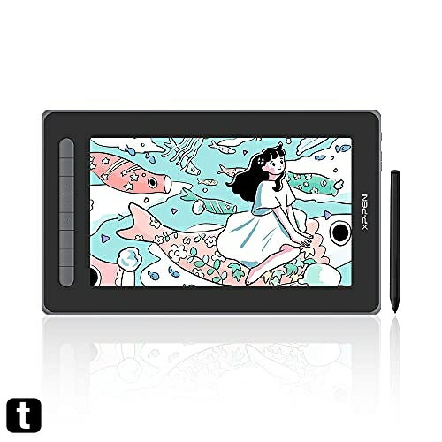 XPPen 液タブ Artist 12セカンド X3スマートチップ搭載 スタイラスペン 液晶ペンタブレット 12インチ フルラミネーション Android/Windows/Mac/Chrome対応 4色選択可 (ブラック)