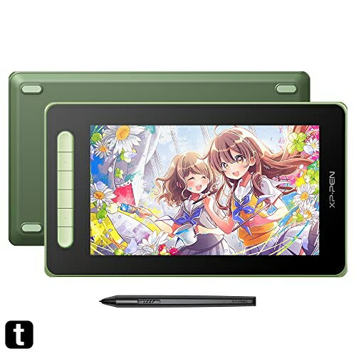 XPPen 液タブ 10インチ Androidスマホ使用可能 X3チップ搭載ペン IPS フルラミネーション 液晶ペンタブレット 4色選択可 初心者 イラスト 写真加工 ソフトウェア特典付 Android Windows MacOS対応 A