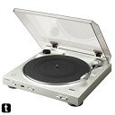 デノン Denon DP-200USB アナログレコードプレーヤー フォノイコライザー付 フルオート カートリッジ付属 シルバー DP-200USBSP