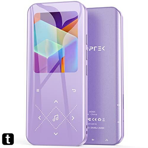 AGPTEK MP3プレーヤー AGPTEK MP3プレーヤー Bluetooth 5.3 パープル 内蔵32GB HiFi 金属フレームのMP3プレイヤー ミュージックプレーヤー ダイレクト録音 内蔵スピーカー FMラジオ 2.4インチTFTスクリーン 音楽プレーヤー