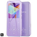 AGPTEK MP3プレーヤー Bluetooth 5.3 パープル 内蔵32GB HiFi 金属フレームのMP3プレイヤー ミュージックプレーヤー ダイレクト...