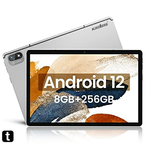 kinstone Android 12 タブレットPC 10.1インチ 8GB 256GB Android タブレット 8000mAh タブレット アンドロイド 8コアCPU 2.0GHz 高速ゲーミングタブレット 1920x1200 F