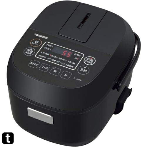 東芝 マイコンジャー炊飯器（3合炊き） ブラックTOSHIBA RC-5MFM-K