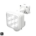 ムサシ RITEX フリーアーム式LED高機能センサーライト(5W×1灯) 「ソーラー式」 S-110L ホワイト