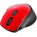 バッファロー BSMBW510SRD 無線 BlueLED 5ボタン ネオフィットマウス S レッド