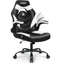 【ハイクオリティなゲーミング環境】 NEOCHAIR ゲーミングチェア オフィスチェア パソコンチェア 【胡坐がかける跳ね上げアーム&上質なPUレザー&仕事用に...