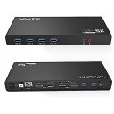 WAVLINK USB3.0 ユニバーサル ウルトラ5K ドッキングステーション デュアル4Kドッキングステーション universalドッキングステーション ...