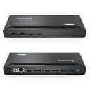WAVLINK USB-C ドッキングステーション シングル5K/デュアル 4K@ 60Hz 100W PD充電 USB C 100W Power Delive...