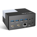 WAVLINK 10-in-1 USB-Cドッキングステーション type C ドッキング 100W出力 2画面モード 4K/1080P デュアルディスプレイ対...