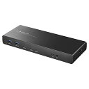 アイ・オー・データ IODATA USB A Type-C両対応 ドッキングステーション HDMI DisplayPort 4K対応 60fps USB Pow...